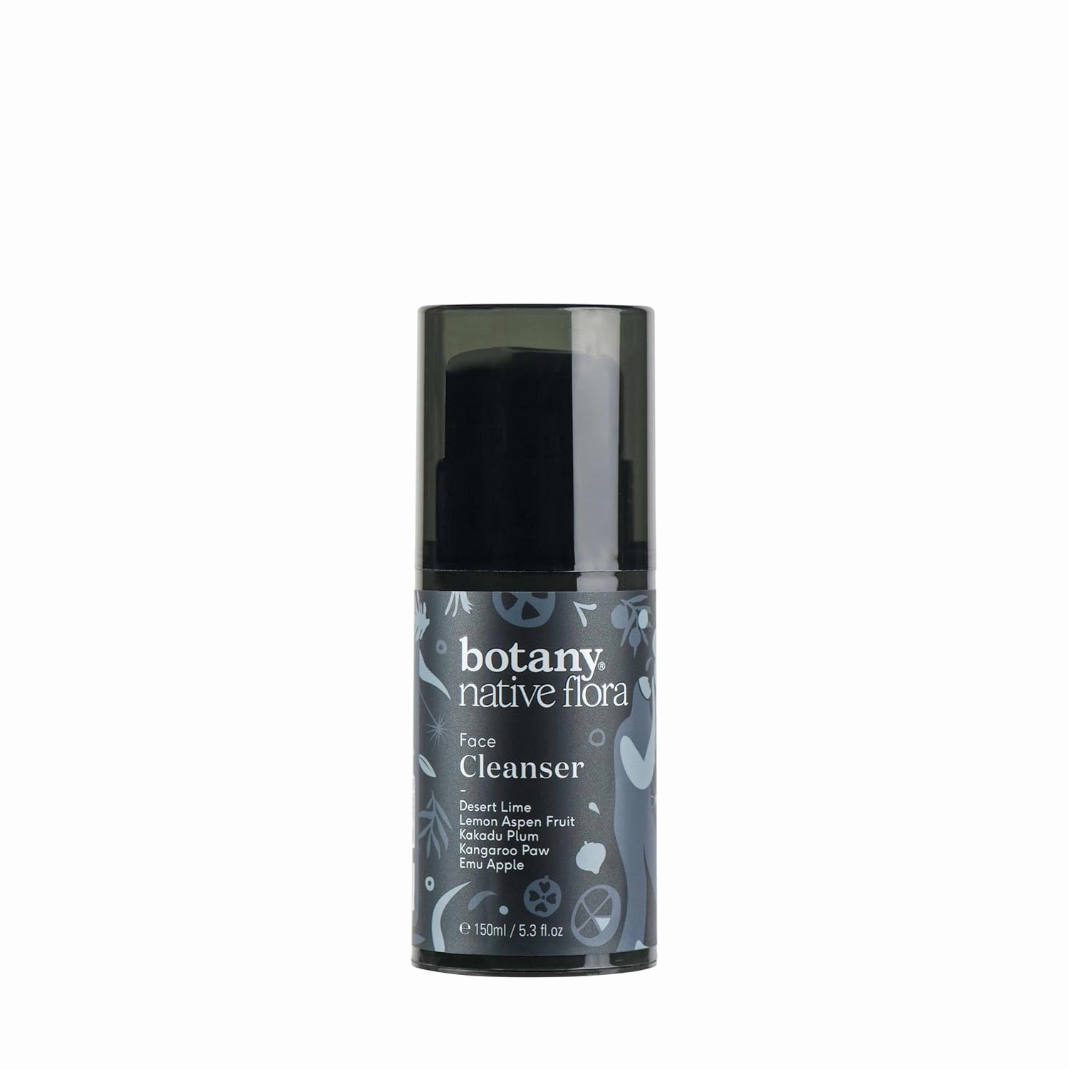 botany Native Flora Face Cleanser, Everyday Facial Cleanser Eliminates Impurities and Excess Sebum with Australian Native Plant Extracts, Hydrating & Refreshing Face Wash Foaming Gel 5.3 Fl Oz