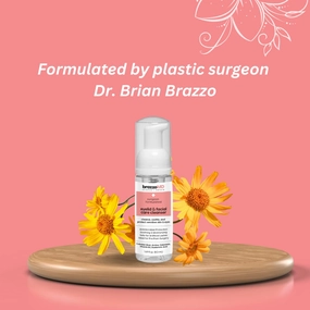 brazzoMD Eyelid and Facial Care Cleanser - Soothing and Moisturizing - Safe for Artificial Lashes - Ideal for Pre/Post-Surgery - 1.69 fl oz (50mL)