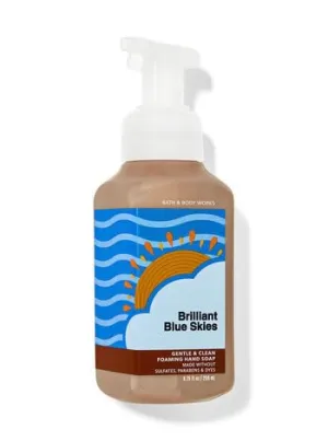 Brilliant Blue Skies Gentle & Clean Foaming Hand Soap by Bath Body Works, 8.75 fl oz/ 259 mL, Full Size