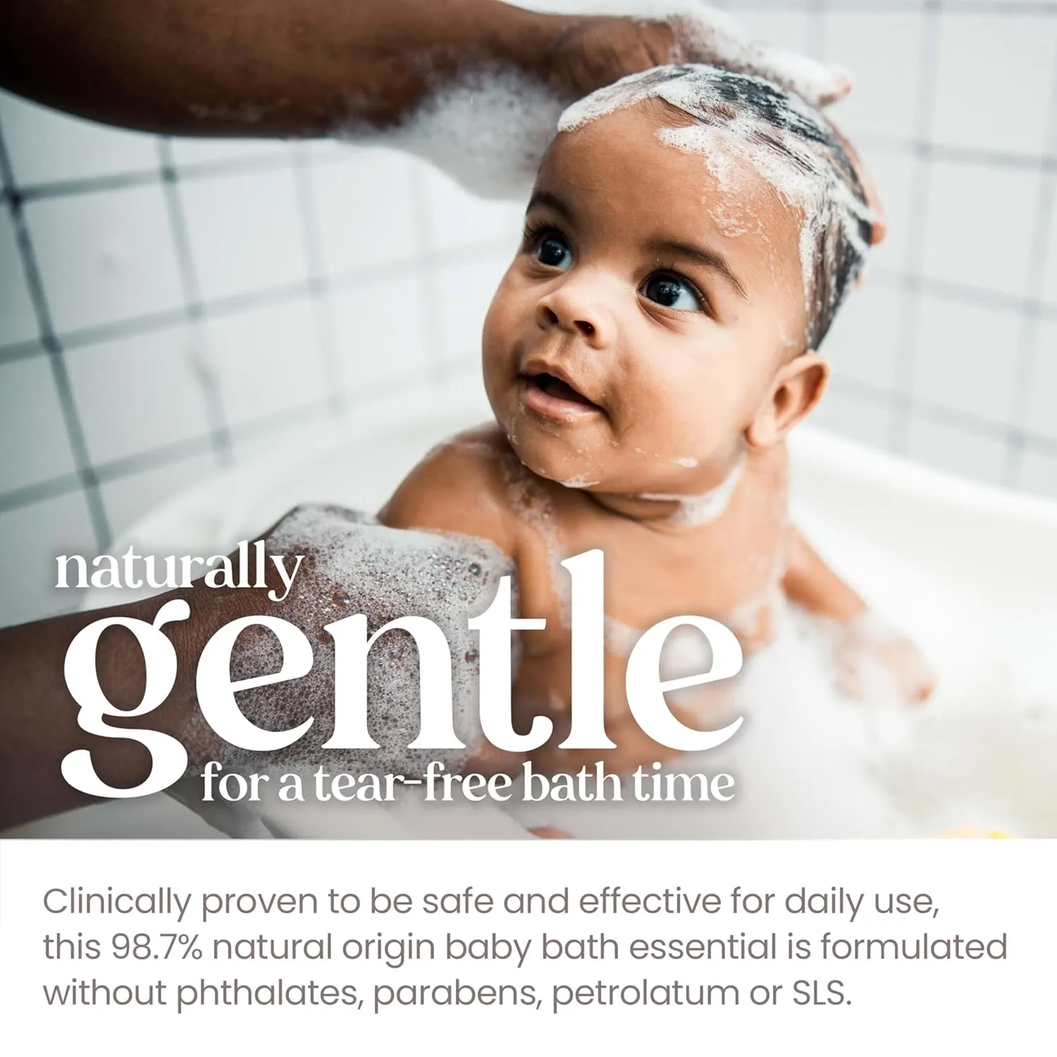 Burt's Bees Baby Shampoo and Body Wash Bundle, 2 Original and 1 Calming with Lavender Tear Free Baby Soap, 12 Fl Oz , 3 Count