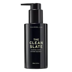 Caldera   Lab The Clean Slate | Men's Organic Foaming Facial Cleanser for Dry, Sensitive, & Normal Skin – Vegan, Natural & Antioxidant Packed Exfoliating Face Wash
