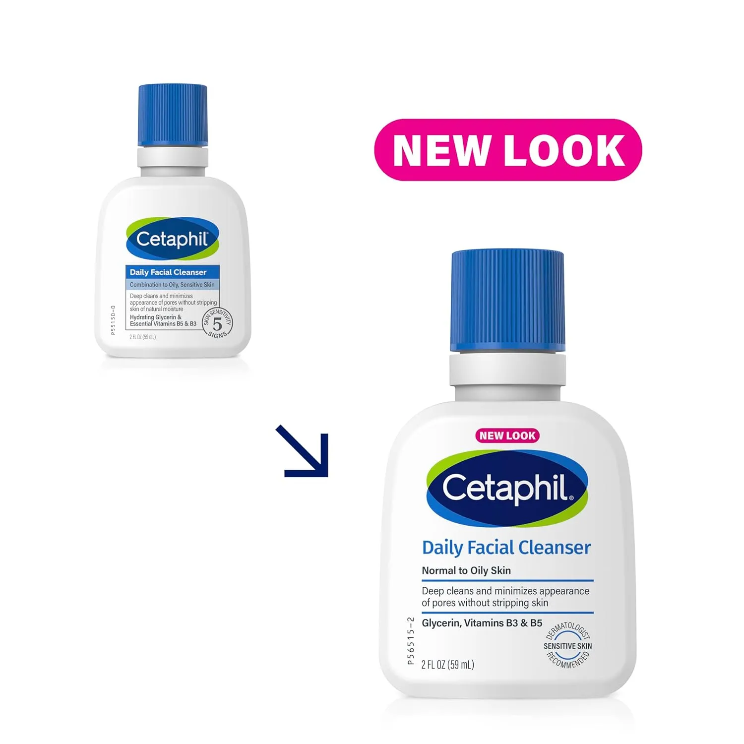 Cetaphil Face Wash, Travel Size Toiletries, Daily Facial Cleanser for Sensitive, Combination to Oily Skin, 2 oz 12 Pack, Gentle Foaming, Soap Free, Hypoallergenic