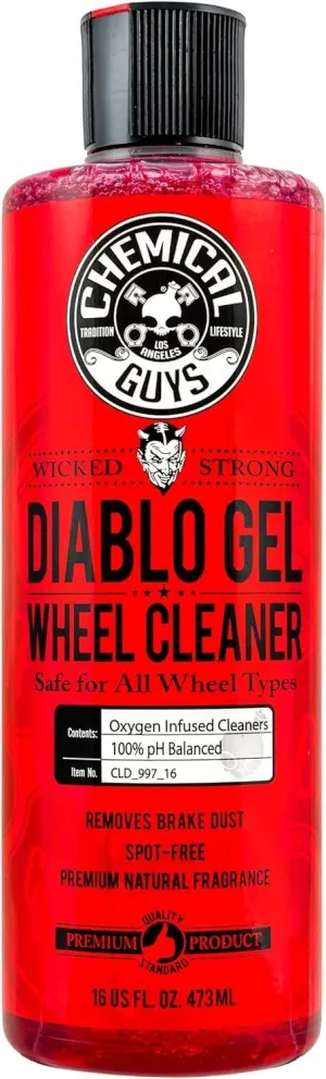 Chemical Guys CLD_997_16 Diablo Gel Oxygen Infused Foam Wheel And Rim Cleaner, Concentrated (Safe on All Wheel & Rim Finishes), for Cars, Trucks, SUVs, Motorcycles, RVs & More 16 fl oz