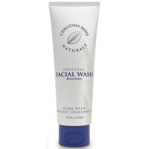 Christina Moss Naturals Facial Wash, Natural and Organic Ingredients with Rosemary Essential Oil, Plant-Based, No Parabens