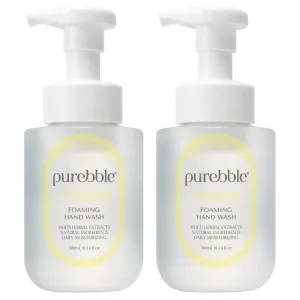 Citrus Yellow Foaming Hand Wash with Hyaluronic Acid, Lemon Scent | Gentle, Hydrating Formula | For Kitchen and Bathroom | Cruelty Free, Sulfate Free | 2 Pack