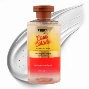 Coco Colada Foaming Gel Body Wash | Exfoliating Oil Complex with Coconut & Pineapple | Gently Exfoliates & Promotes Smooth Skin | 250ml (Pack Of 1)