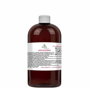 cocojojo Coco Glucoside Natural Surfactant - Surfactants for Soap Making DIY Shower Gel, Skin Care, Body and Face Wash, Plant Derived, Natural - 16 Oz