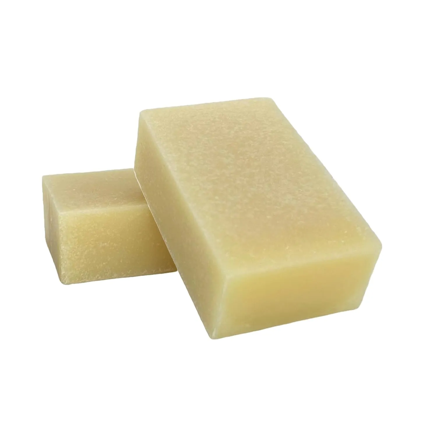 Coconut Oil Bar Soap Handcrafted Organic Natural Face Body Hands Vegan Scented Lemongrass Essential Oil - 2 Bars, 4 Ounces Each