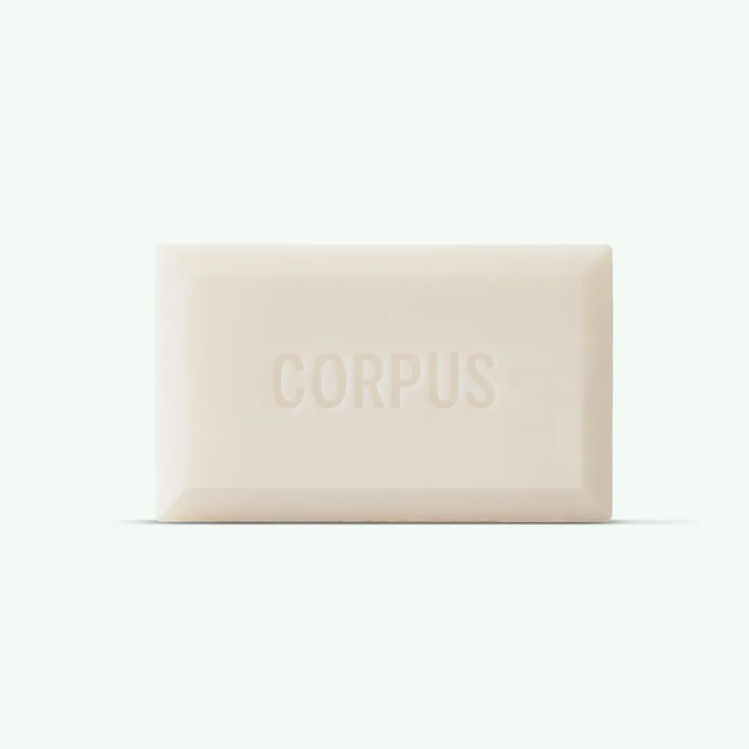 Corpus - Nº Green Cleansing Bar | Coconut-Based Triple-Milled Luxury Sustainable Soap with Vegan Squalane & Marula Oil | Sulfate-Free, No Synthetic Fragrance, Palm Oil or Parabens (170g / 6oz)