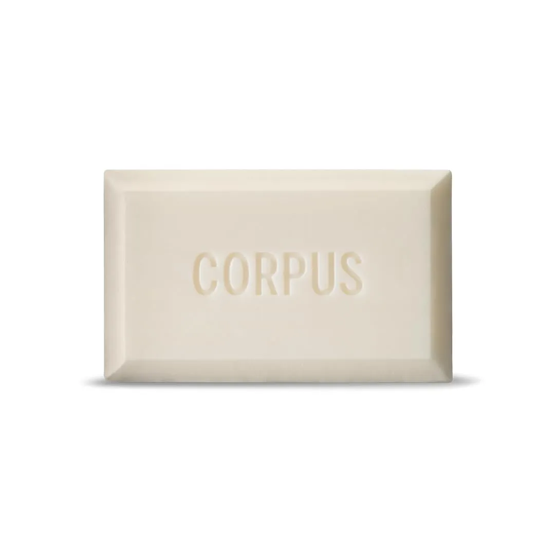 Corpus - Nº Green Cleansing Bar | Coconut-Based Triple-Milled Luxury Sustainable Soap with Vegan Squalane & Marula Oil | Sulfate-Free, No Synthetic Fragrance, Palm Oil or Parabens (170g / 6oz)