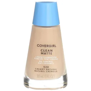 CoverGirl Clean Oil Control Liquid Makeup, Creamy Natural 520 1 fl oz (30 ml)
