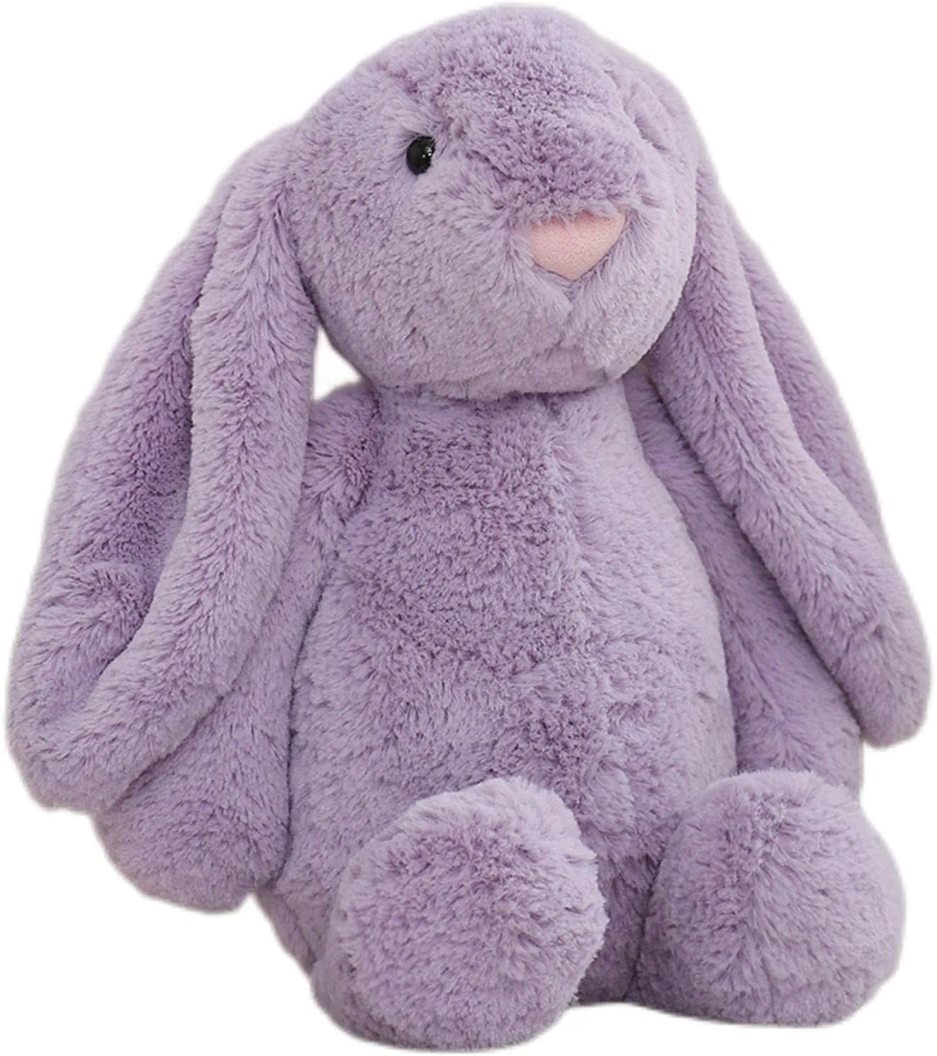 Creamy White Bunny Plush - Adorable Stuffed Animals for Cuddles & Décor. Soft & Huggable Long-Eared Friends for Kids & Adults (Bonny Rabbit A - Milk White 22 inch)