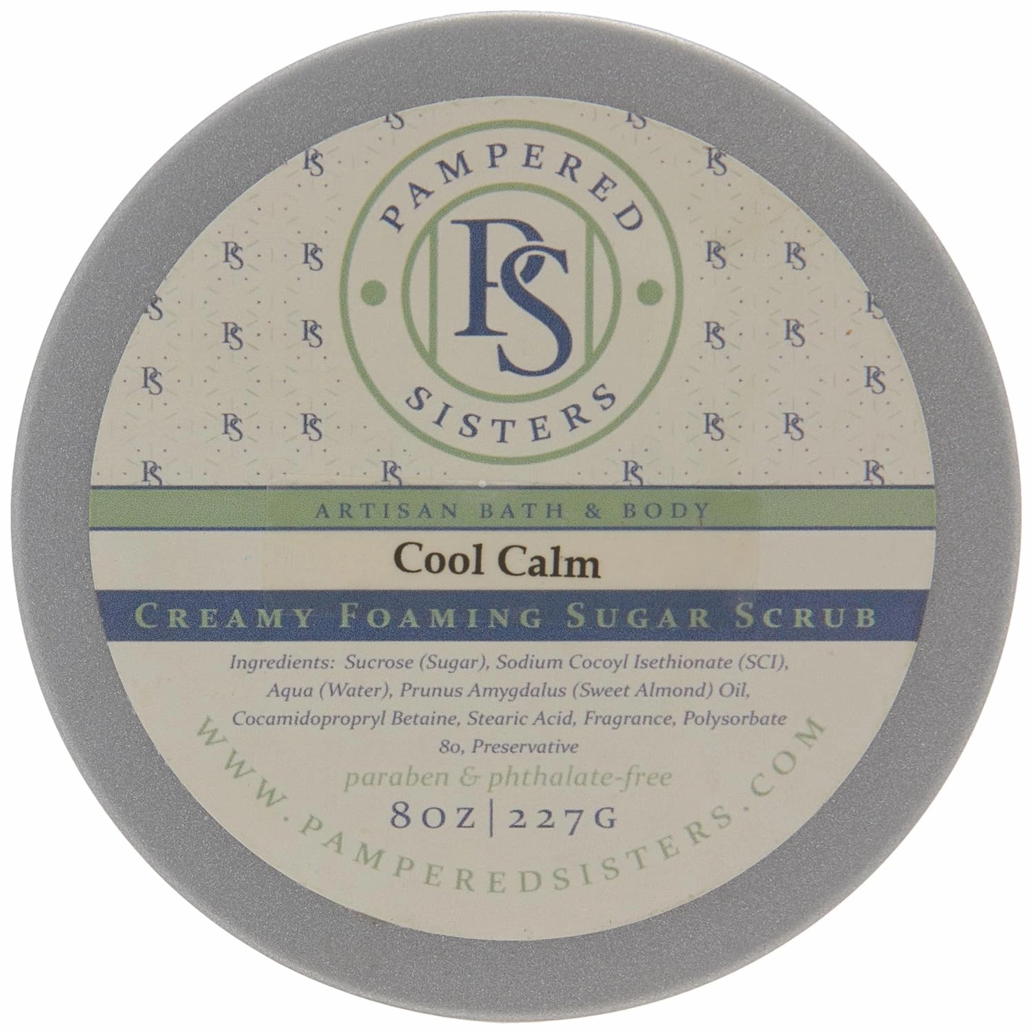 Creamy Foaming Exfoliating Sugar Scrub w (Cool Calm (Lavender Spearmint))