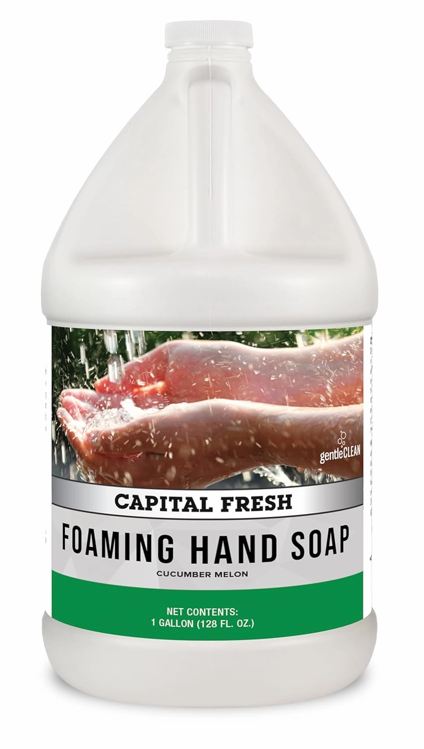 CUI Gentle Clean Cucumber Melon Foaming Hand Soap Gallon Capital Fresh branded Made In The USA