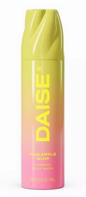 DAlSE Pineapple Foaming Body Wash, Super Hydrating Whipped, Long-lasting and softens - Size: (8.8 oz / 250g)