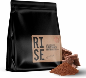Dark Chocolate Plant-Based Protein Powder for Women & Men, Easy to Digest 30g of Smooth & Creamy Dark Chocolate Protein Powder Supports Overall Well-Being, Small Batch, 15 Servings