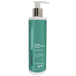 Dermablend Prebiotic Gentle Foaming Cleanser - 8 fl oz, Light Foam Cleanser Removes Makeup & Impurities, Prebiotic Inulin, Probiotics, & Hyaluronic Acid, Ideal for Sensitive Skin, Fragrance-Free