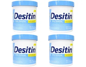Desitin Diaper Rash Cream, Rapid Relief, Creamy 16 oz (454 g)(Pack of 4)