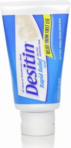 DESITIN Rapid Relief Diaper Rash Creamy Ointment 2 oz (Pack of 4)
