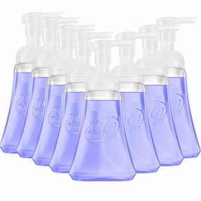 Dial Complete Foaming Hand Wash, Bulk Pack 8 Count Hand Soap in Pump Bottle, Gentle Moisturizing Aloe Vera Formula, Fresh Lavender Scent, 7.5 fl oz Each