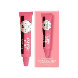 Dionis Goat Butter Overnight Leave On Lip Mask - Goat Milk, Jojoba & Moringa Oils Hydrate, Moisturize & Repair Cracked, Chapped & Dry Lips, Lock in Moisture For All Night Wear, Watermelon Burst