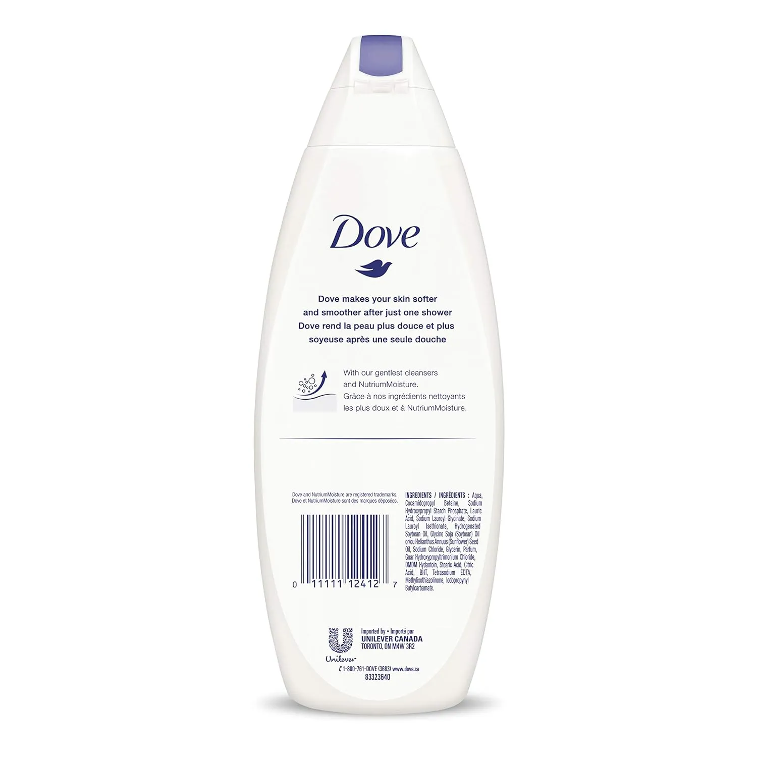 Dove Deep Moisture Body Wash For Dry Skin Moisturizing Body Wash Transforms Even The Driest Skin In One Shower, 22 Fl Oz (Pack of 4)