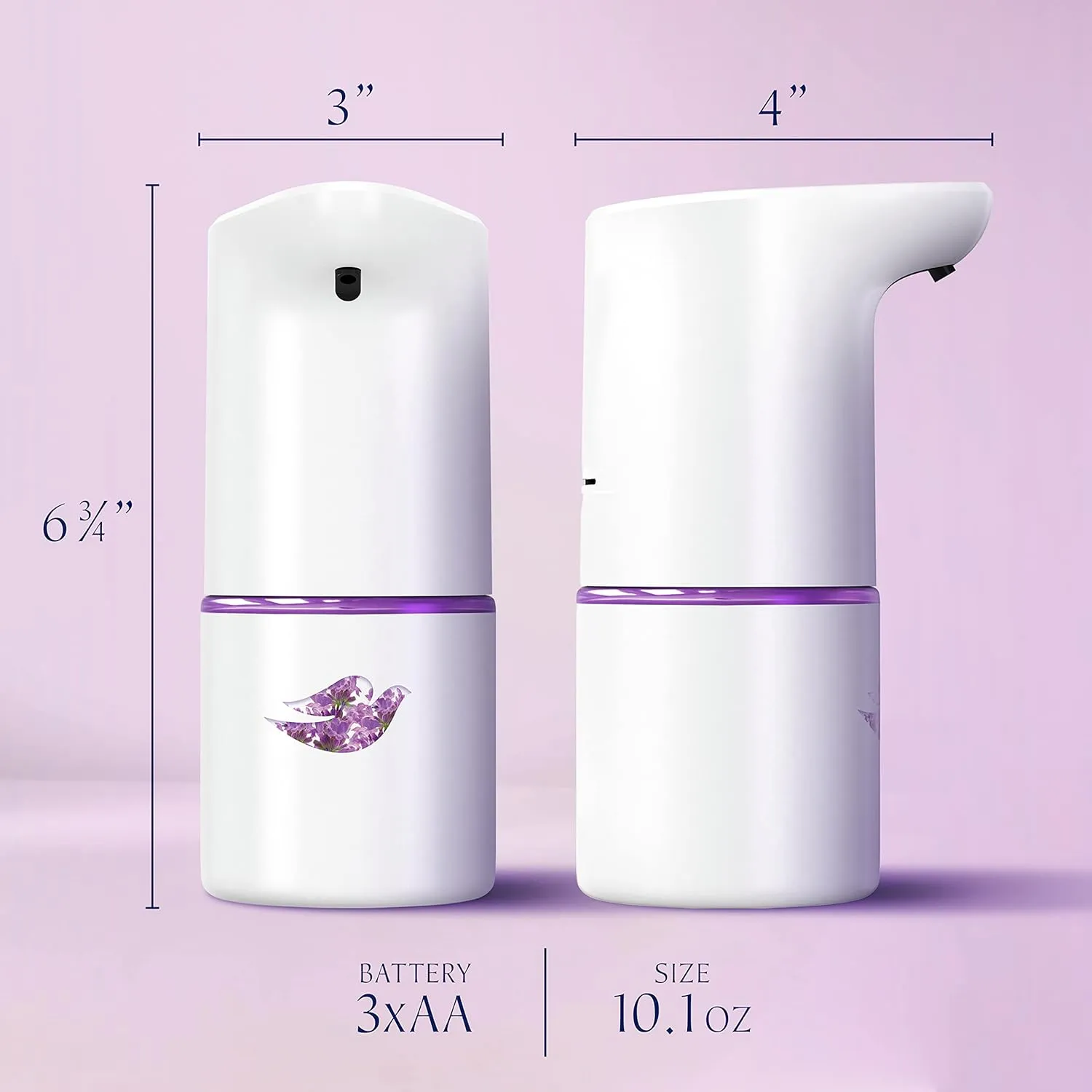 Dove Nourishing Foaming Hand Wash Touchless Dispenser Refill Lavender and Chamomile Moisturizing Hand Wash for Lasting Nourishment 10.1 oz 6-pack