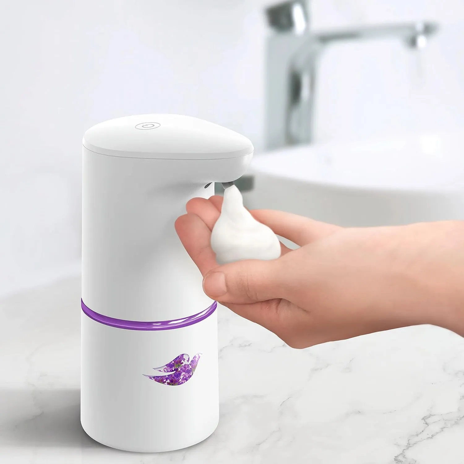Dove Nourishing Foaming Hand Wash Touchless Dispenser Refill Lavender and Chamomile Moisturizing Hand Wash for Lasting Nourishment 10.1 oz 6-pack