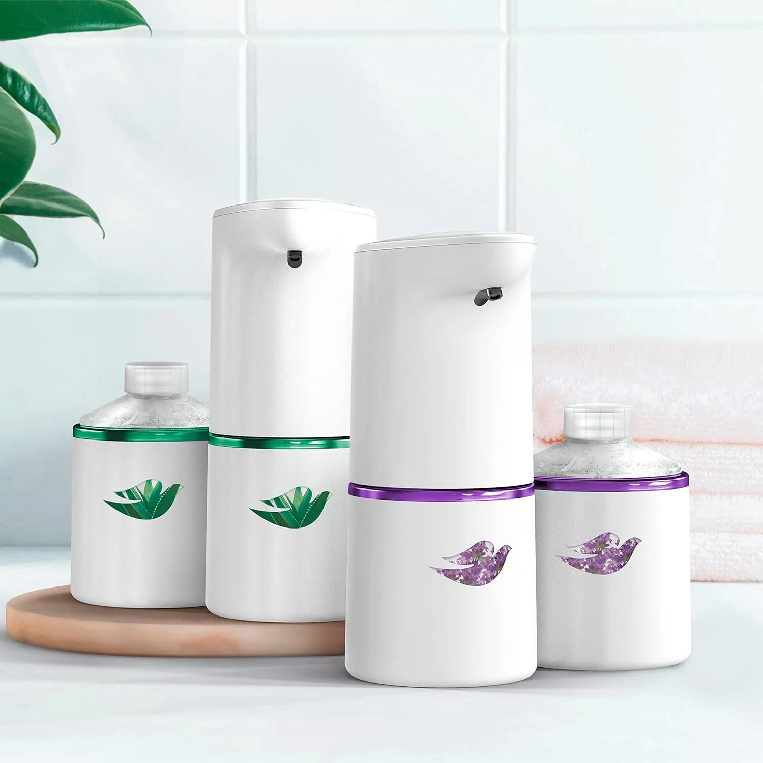 Dove Nourishing Foaming Hand Wash Touchless Dispenser Refill Lavender and Chamomile Moisturizing Hand Wash for Lasting Nourishment 10.1 oz 6-pack