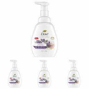 Dove Lavender & Rice Milk Protects Skin from Dryness, Foaming Hand Wash More Moisturizers than the Leading Ordinary Hand Soap, 10.1 oz (Pack of 4)
