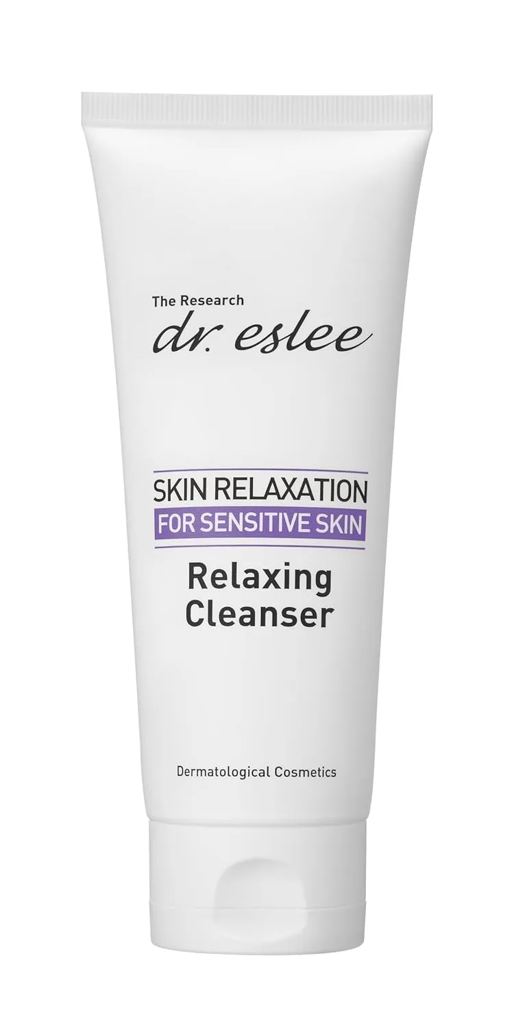 dr. eslee Relaxing Cleanser 150ml, Creamy Facial Foam Cleanser for Sensitive and Delicate Skin, Non-Drying and Moist, Soothes Skin, pH 5.5-6 Balanced Formula, Korean Skin Care