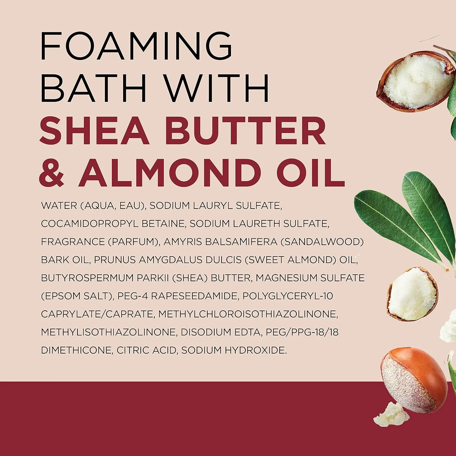 Dr Teal's Foaming Bath with Pure Epsom Salt, Shea Butter & Almond, 34 fl oz (Pack of 4)