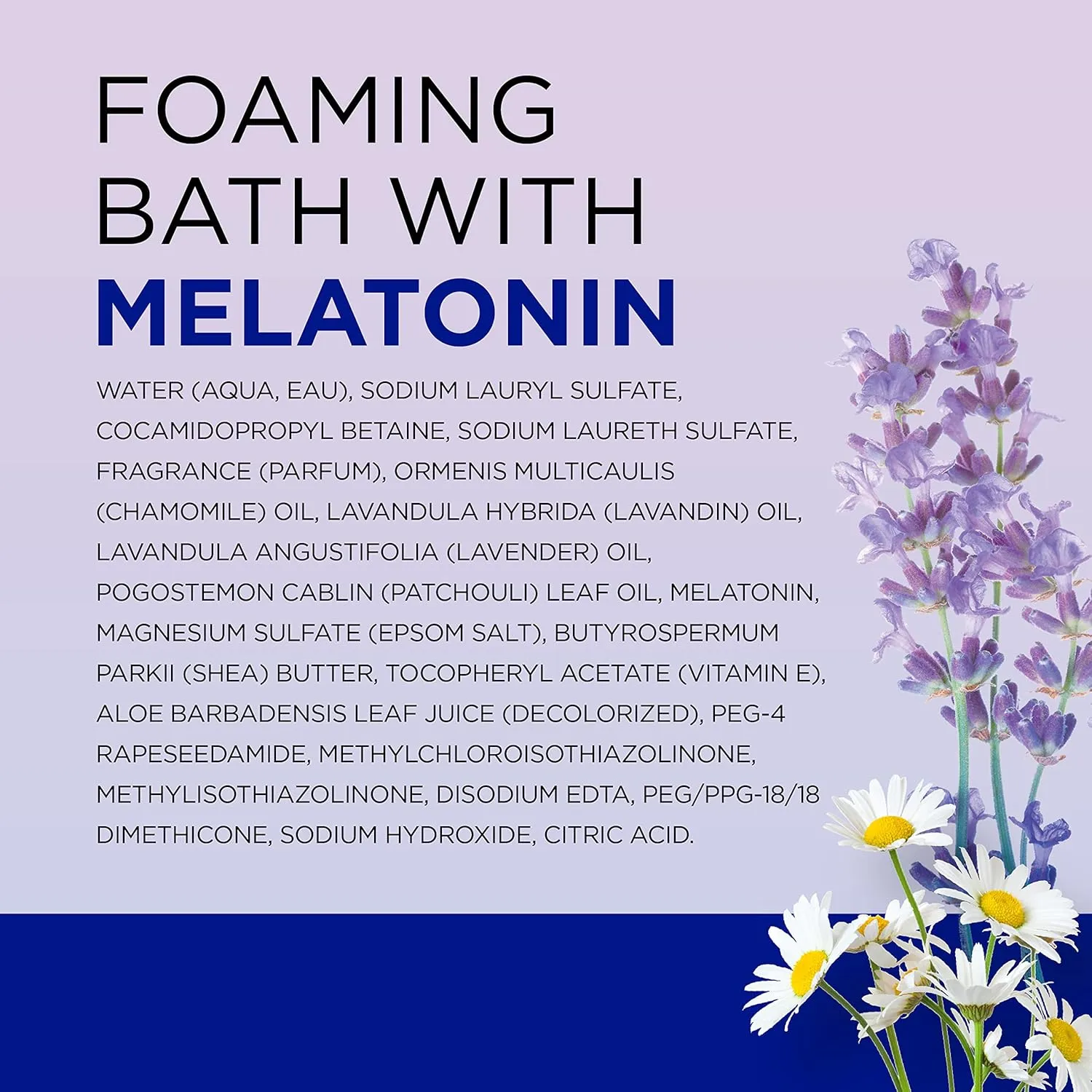Dr Teal's Foaming Bath with Pure Epsom Salt, Sleep Blend with Melatonin, Lavender & Chamomile Essential Oils, 34 fl oz (Pack of 2)