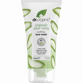 DR ORGANIC Organic Aloe Vera Soothing Face Wash 150ml