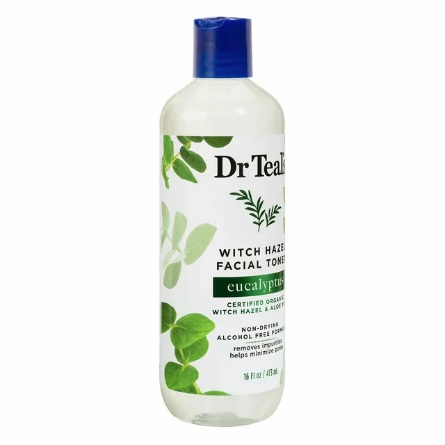 Dr Teal’s Eucalyptus Witch Hazel Facial Toner, 16 fl.oz.