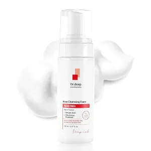 Dr.Deep Acpa Cleansing Foam - Exfoliating Cleanser with Salicylic Acid for Oily Skin, Acne Breakouts, and Clogged Pores, Non-Drying, Non-Comedogenic Formula - 5.07 fl.oz / 150ml