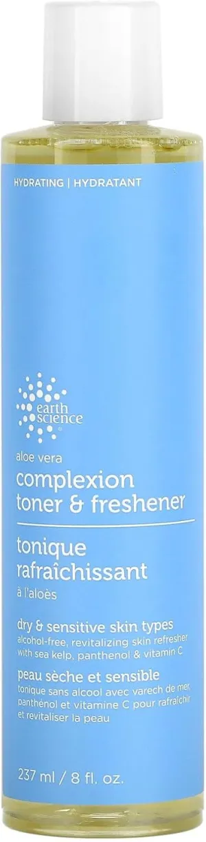 EARTH SCIENCE - Aloe Vera Complexion Toner & Freshener (8 fl. oz.)
