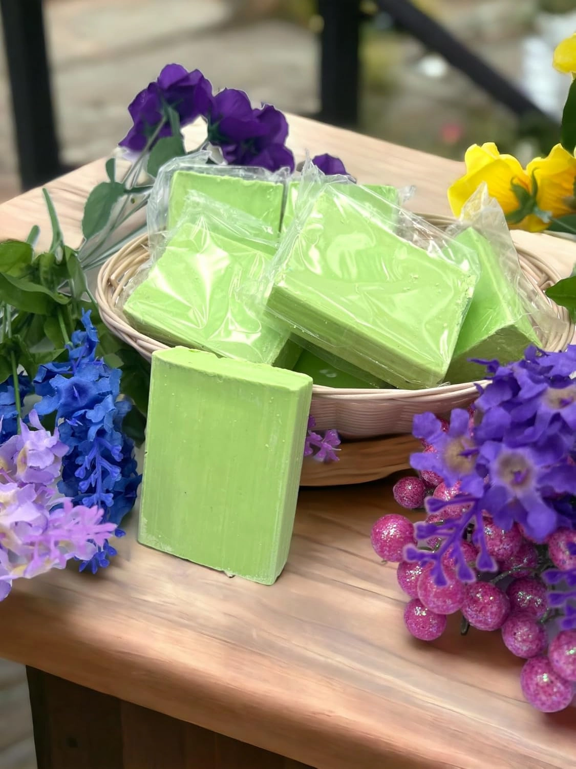 EDMIS 4 PIECES Organic All Natural Soap Handmade Moisturizing Face Soap. Perfect for Sensitive Skin. Crafted with only the finest natural ingredients Turkish Handmade (BITTIM)