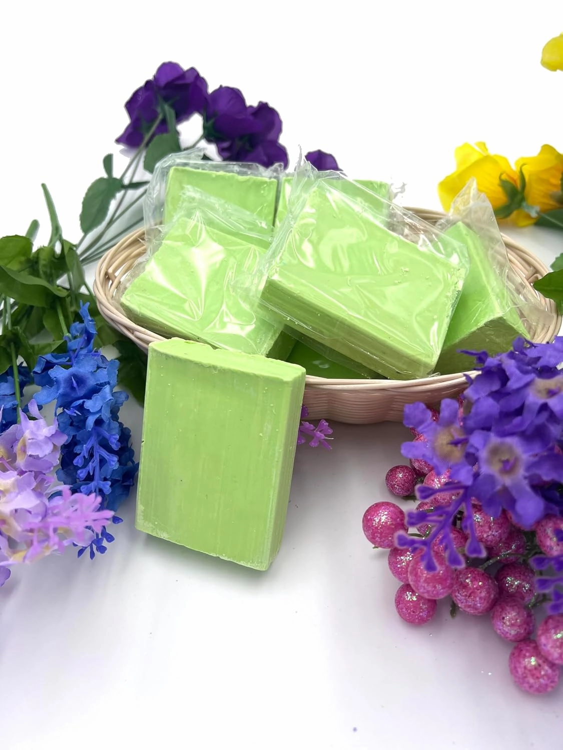 EDMIS 4 PIECES Organic All Natural Soap Handmade Moisturizing Face Soap. Perfect for Sensitive Skin. Crafted with only the finest natural ingredients Turkish Handmade (BITTIM)