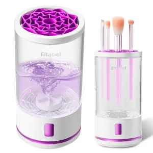 Electric Makeup Brush Cleaner machine, 2 in 1 Makeup Brush Cleanser & Washer Combined, 7000RPM Automatic Spinning Cosmetic Brush Ceanser For Beauty Women, Girls Gift