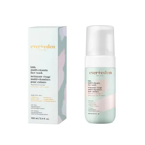 Evereden Kids Face Wash: Melon Juice, 3.4 fl oz. | Gentle Skin Care | Clean and Non-toxic Face Wash | Multi-Vitamin Kids Skin Care