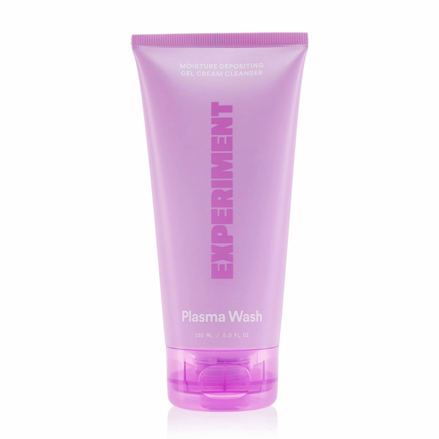 Experiment Plasma Wash Moisture Depositing Gel Cream Cleanser - Hydrating, Barrier Restoring, and Non-Stripping Face Wash with Glycerin and Jojoba Oil, 5.0 FL OZ - Gentle for All Skin Types