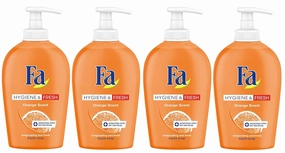 Fa Liquid Soap, 8.5oz - Pack of 4 (Fresh Orange)