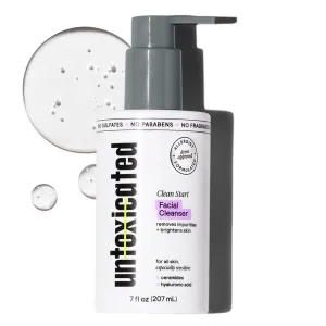 Face Wash - Gentle & Hydrating Face Cleanser for Sensitive Skin - Ceramides, Hyaluronic Acid & Glycerin - No Common Irritants - Non-Foaming - Soap Free - Fragrance Free - 7 Ounce