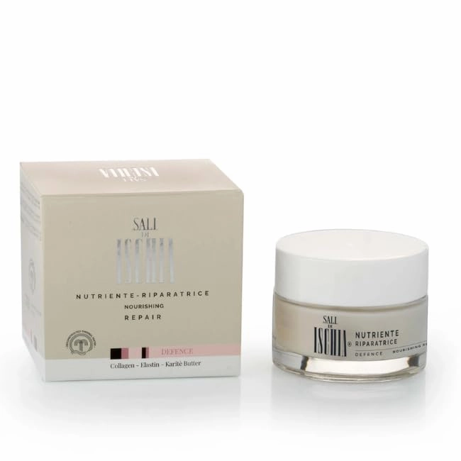 Face Cream Nourishing and Repairing for Dry and Sensitive Skin with Collagen and Elastin Rich & Hydrating Alcohol-Free Paraben-Free 50 mL / 1.69 fl oz