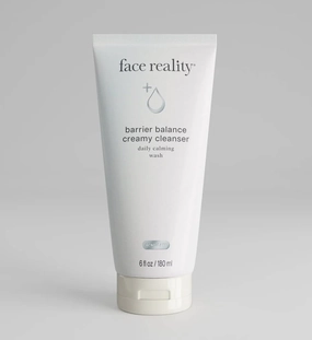 Face Reality Barrier Balance Creamy Cleanser 6oz – Acne Safe Gentle Hydrating Facial Cleanser – Full Size, Sealed, For Sensitive Skin