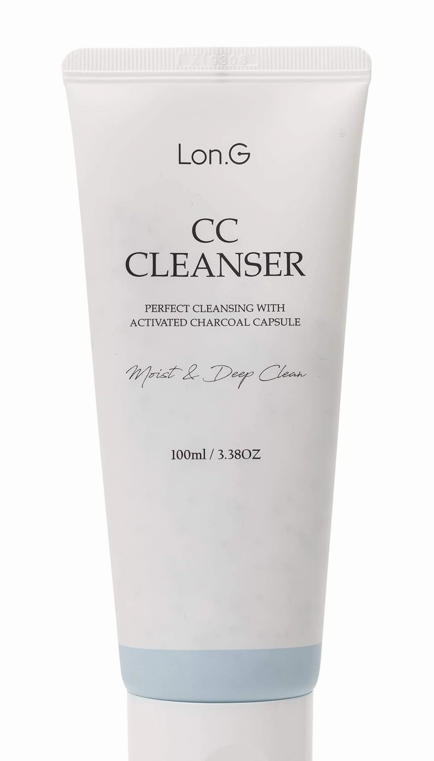 Facial Cleanser– Gentle Daily Cleanser for Sensitive Skin with Charcoals Foaming 3.38 Ounce