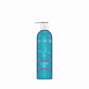 Facial Milk Cleanser - Gentle Daily Face Wash for All Skin Types. Thick, Hydrating, Moisturizing Cleanser w/Lactic Acid AHA Nourish & Rejuvenate 6oz