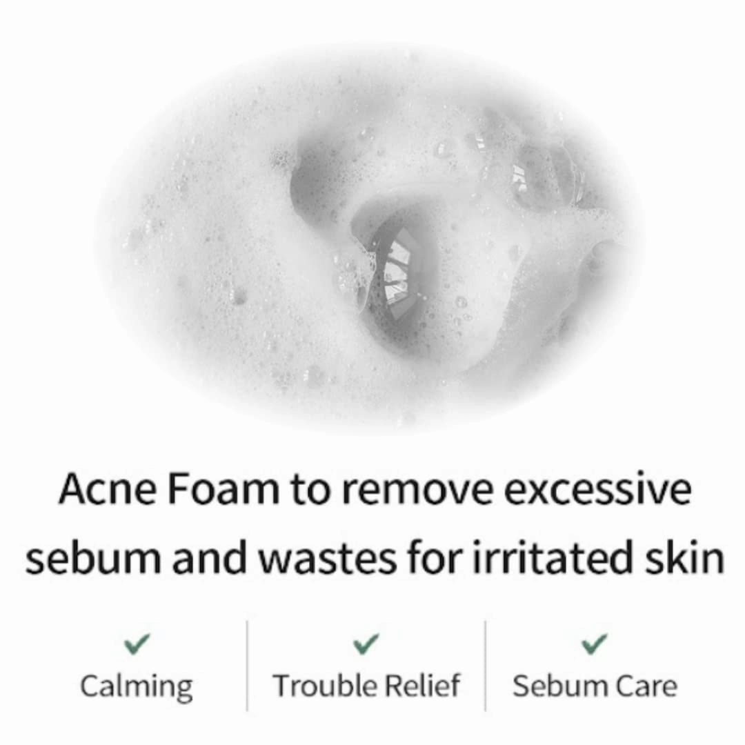 FARMSTAY Tea Tree Biome Low pH Calming Cleanser - Daily Facial Cleanser for Sensitive Skin, Korean Skin Care, Hydrating and Soothing Face skin, Acne Free Cleansing Foam, Gentle Facial Cleanser, for