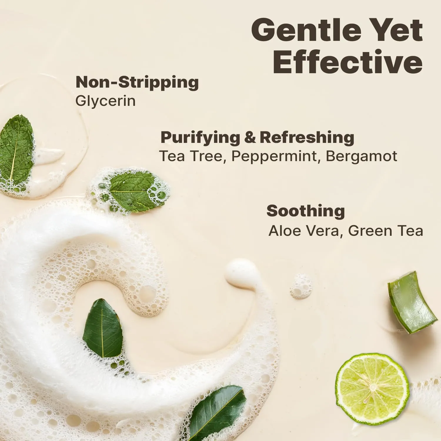 Foaming Face Wash - USA Made with Natural & Organic Ingredients, Gentle Foaming Facial Cleanser for Women & Men, Non Toxic Daily Wash for Sensitive & Oily Skin, Non Drying Cleansing Foam